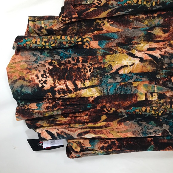 Cocomo Blouse floral, V-Neck Size M - Picture 2 of 6